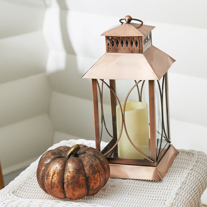 Darby Home Co Outdoor Hanging 15" Tabletop Lantern with Candle Included & Reviews Wayfair